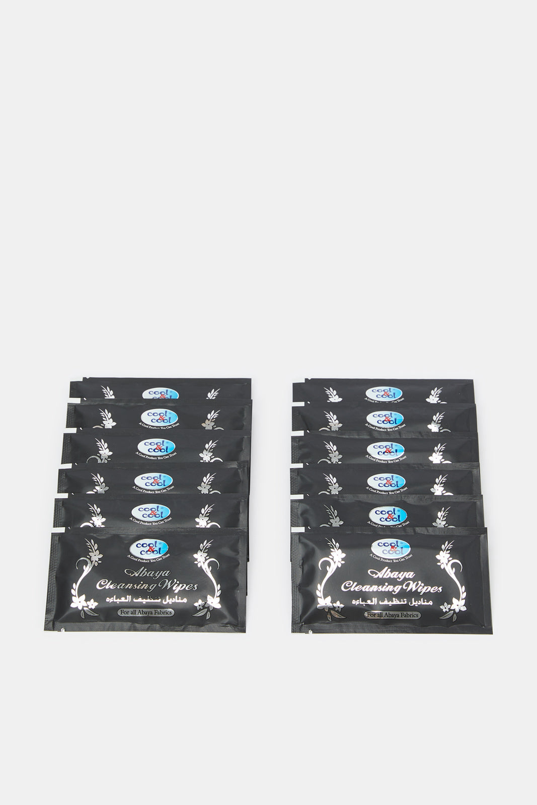 Cool & Cool Abaya Cleansing Wipes (12 Piece)