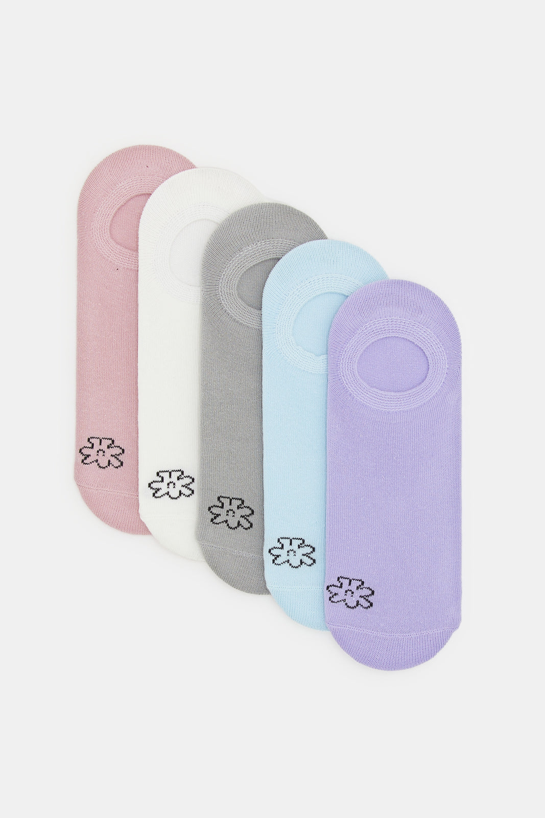 Women Assorted Invisible Socks Set (Pack of 5)