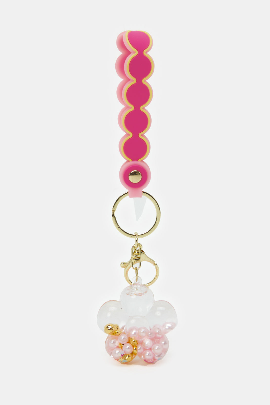 Women Pink Embellished Key Ring