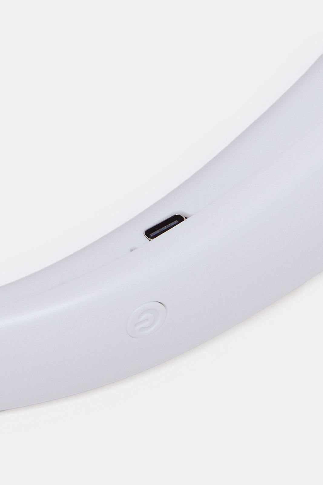 White Charging Cable Fan