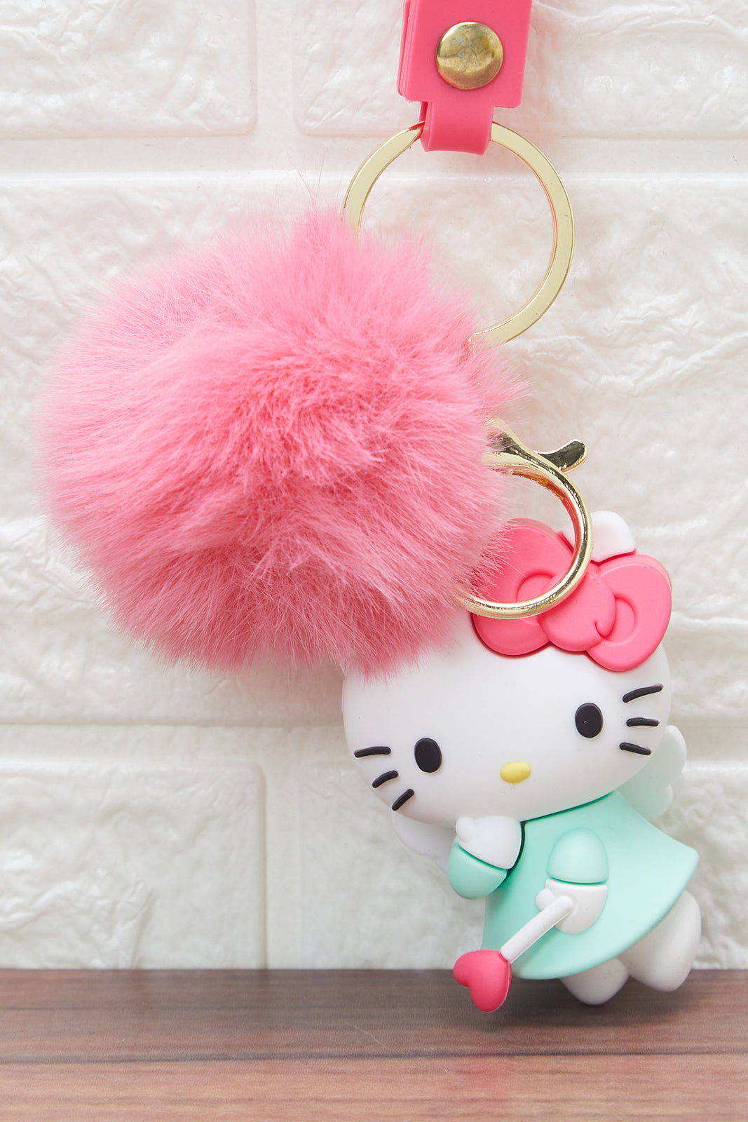 Pink Hello Kitty 3D Key Ring