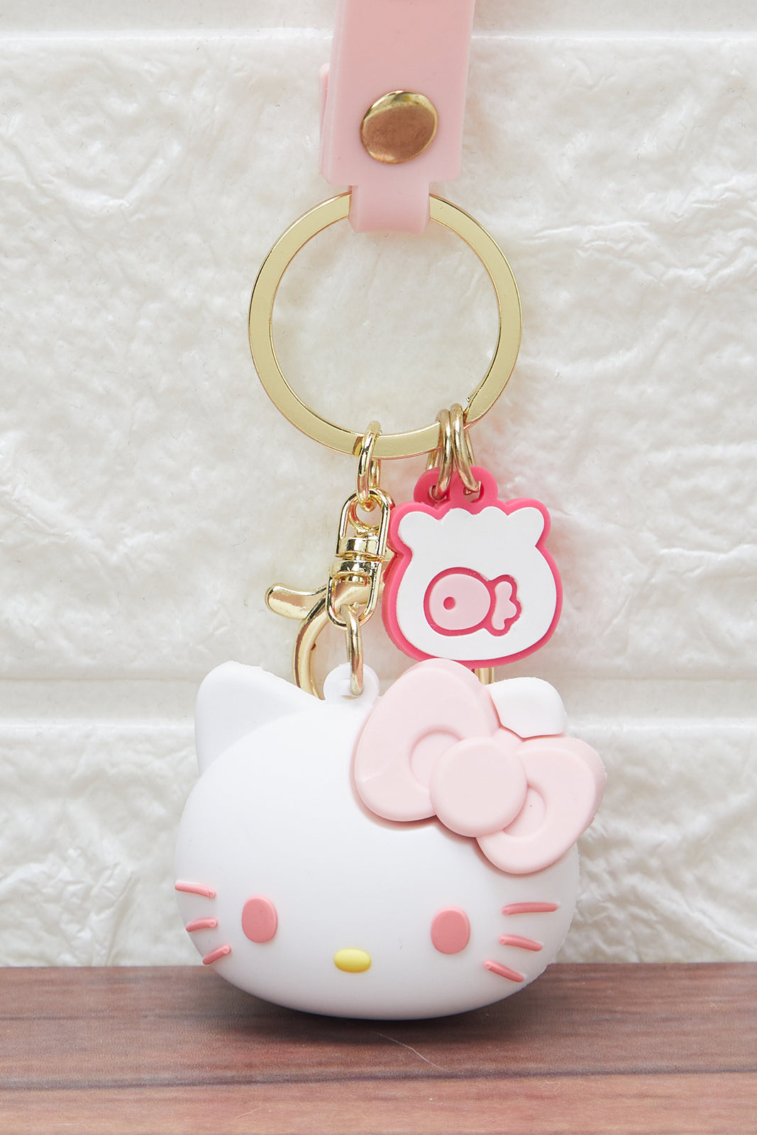 Pink Hello Kitty 3D Key Ring