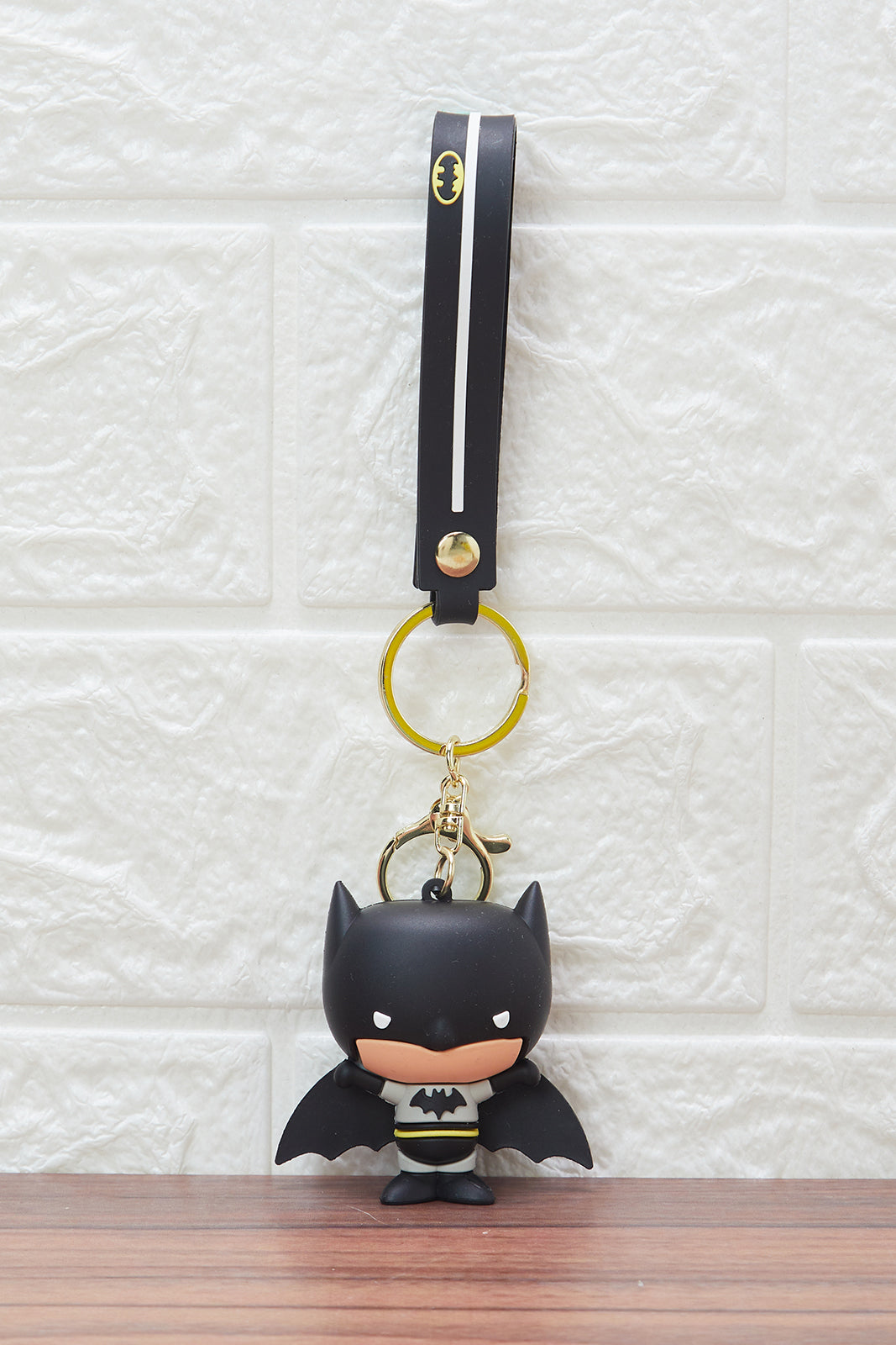 Black Batman Key Ring