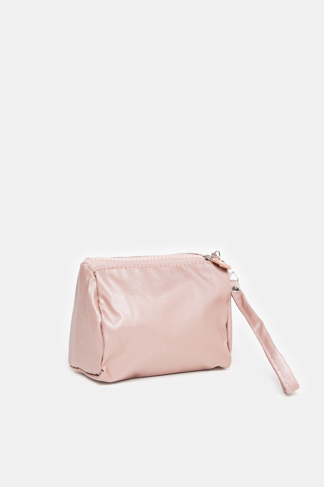 Women Pink Embossed Travel Pouch