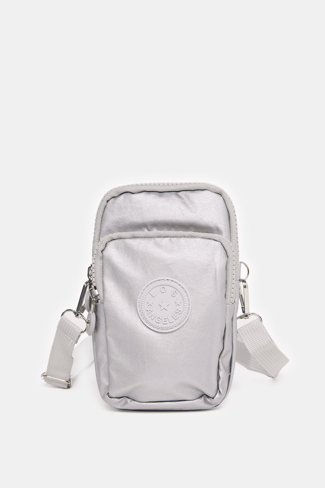 Women Silver With Handle Travel Pouch