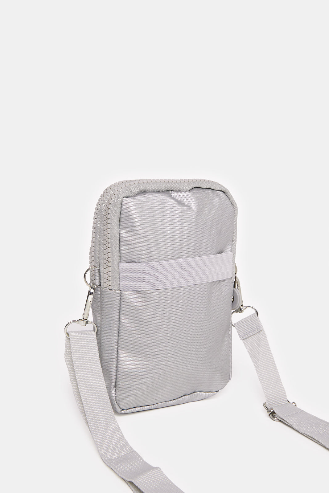 Women Silver With Handle Travel Pouch