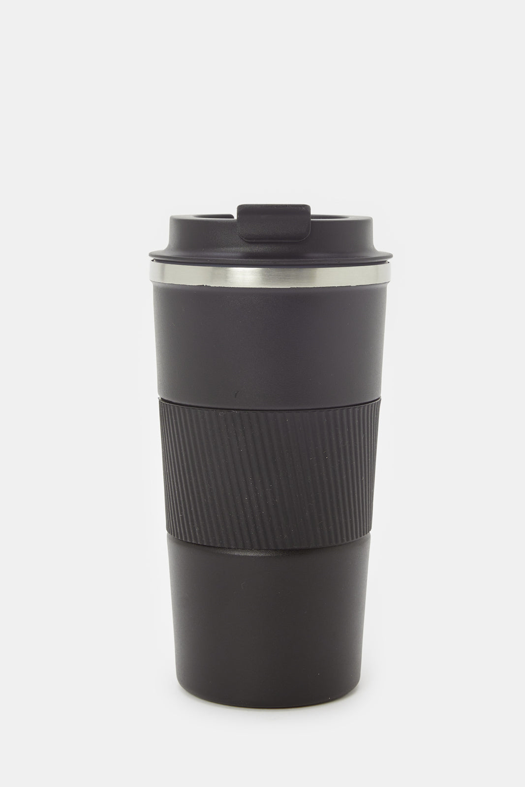 Black Travel Mug With a Lid (380ml)