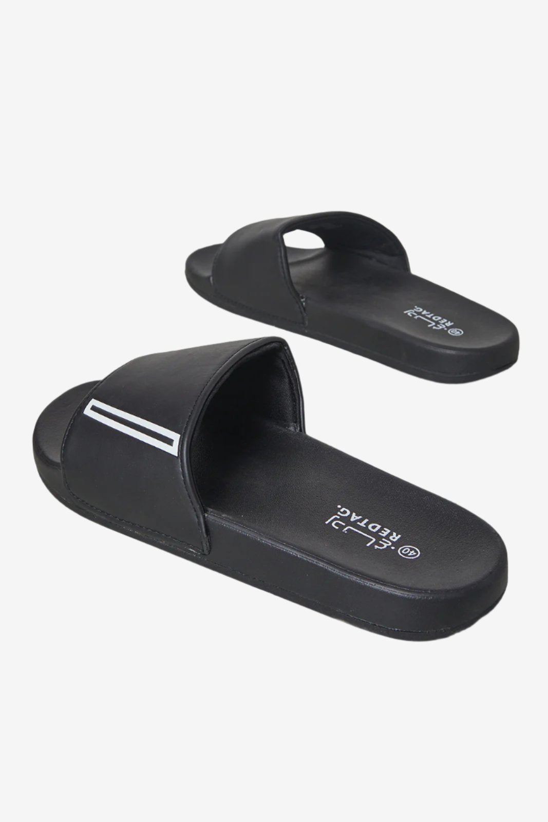 Men Black Extra Comfort Slides