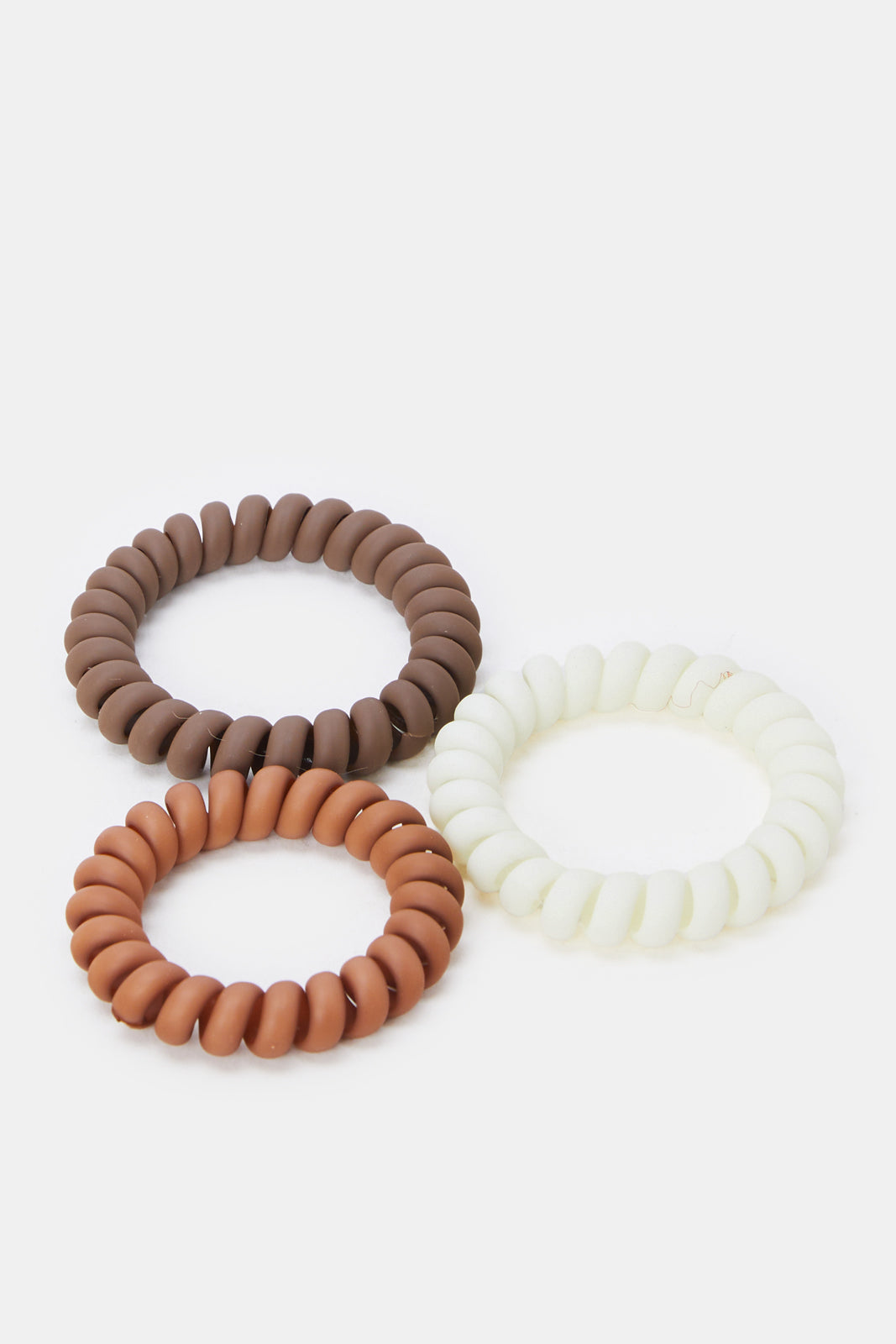 Women Assorted Plain Elastic Hair Band Set (6 Piece)