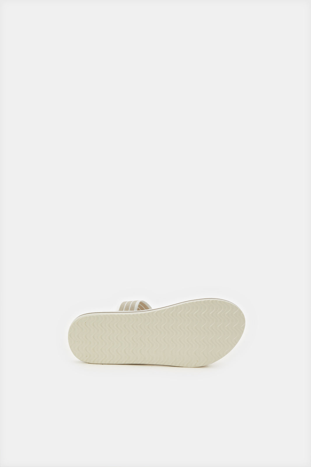 Women White Elasticated Strap Sandal