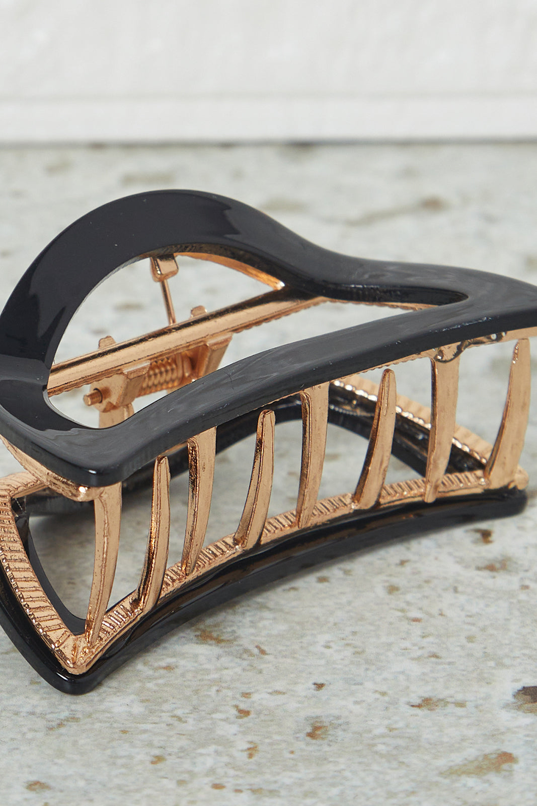 Women Black Hair Claw