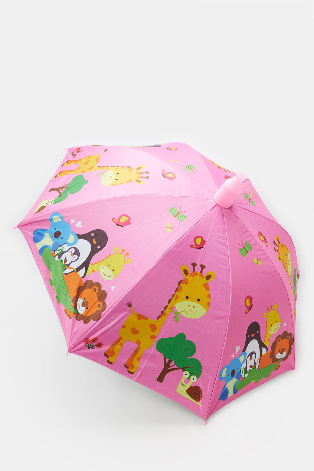 Pink Animals Foldable Umbrella