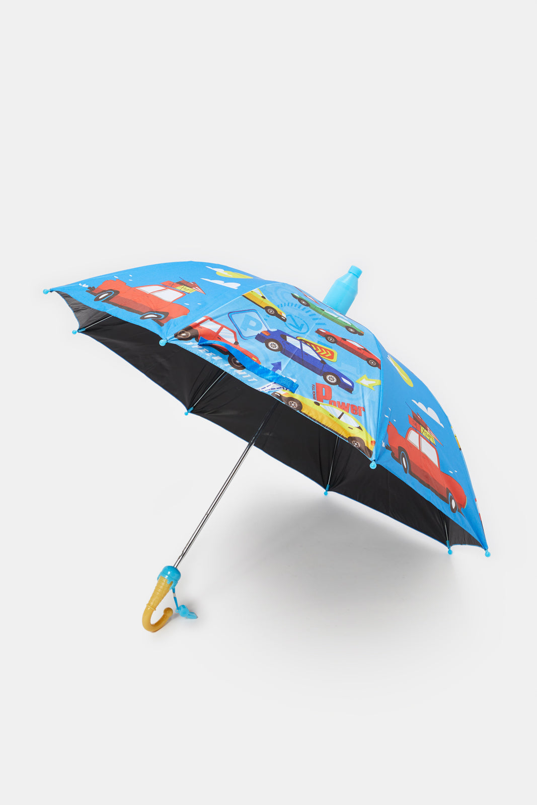 Blue Cars Printed Foldable Umbrella