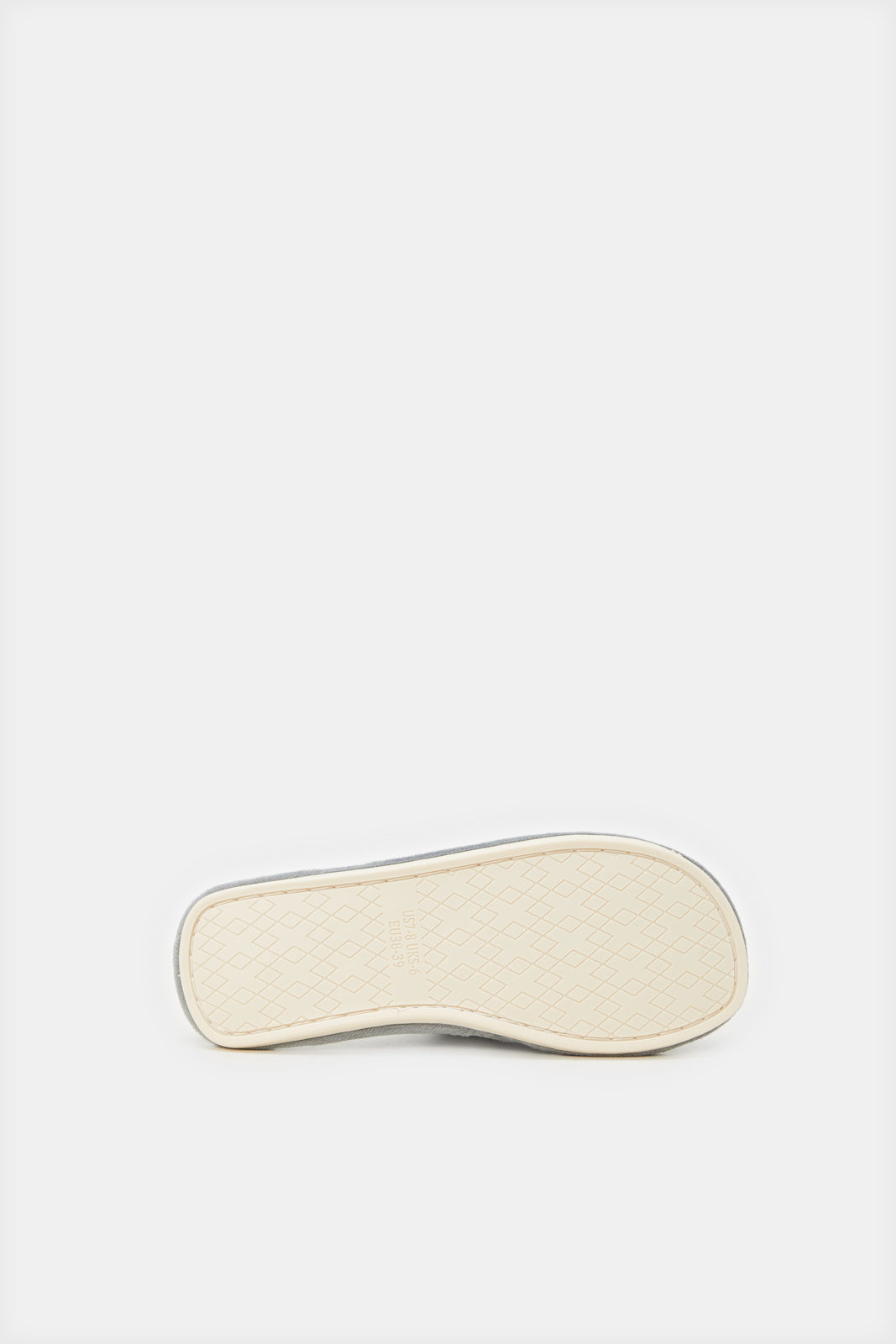 Women Grey Quilted Slipper