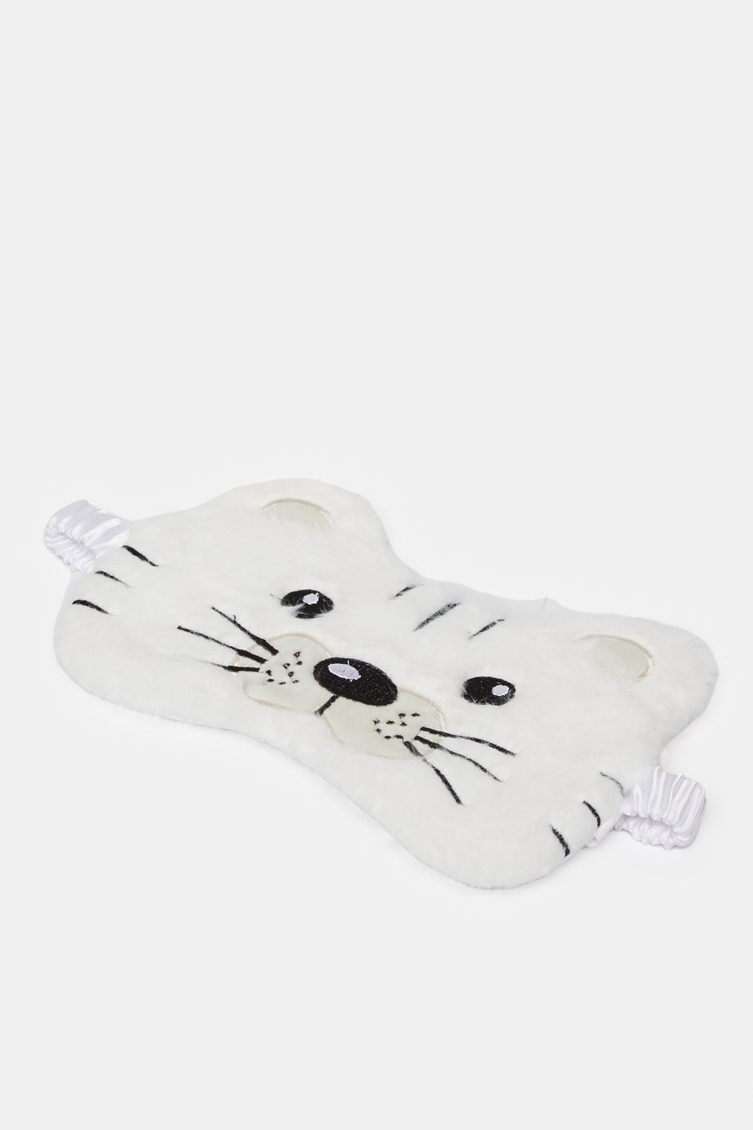 Women White Embellished Eye Mask