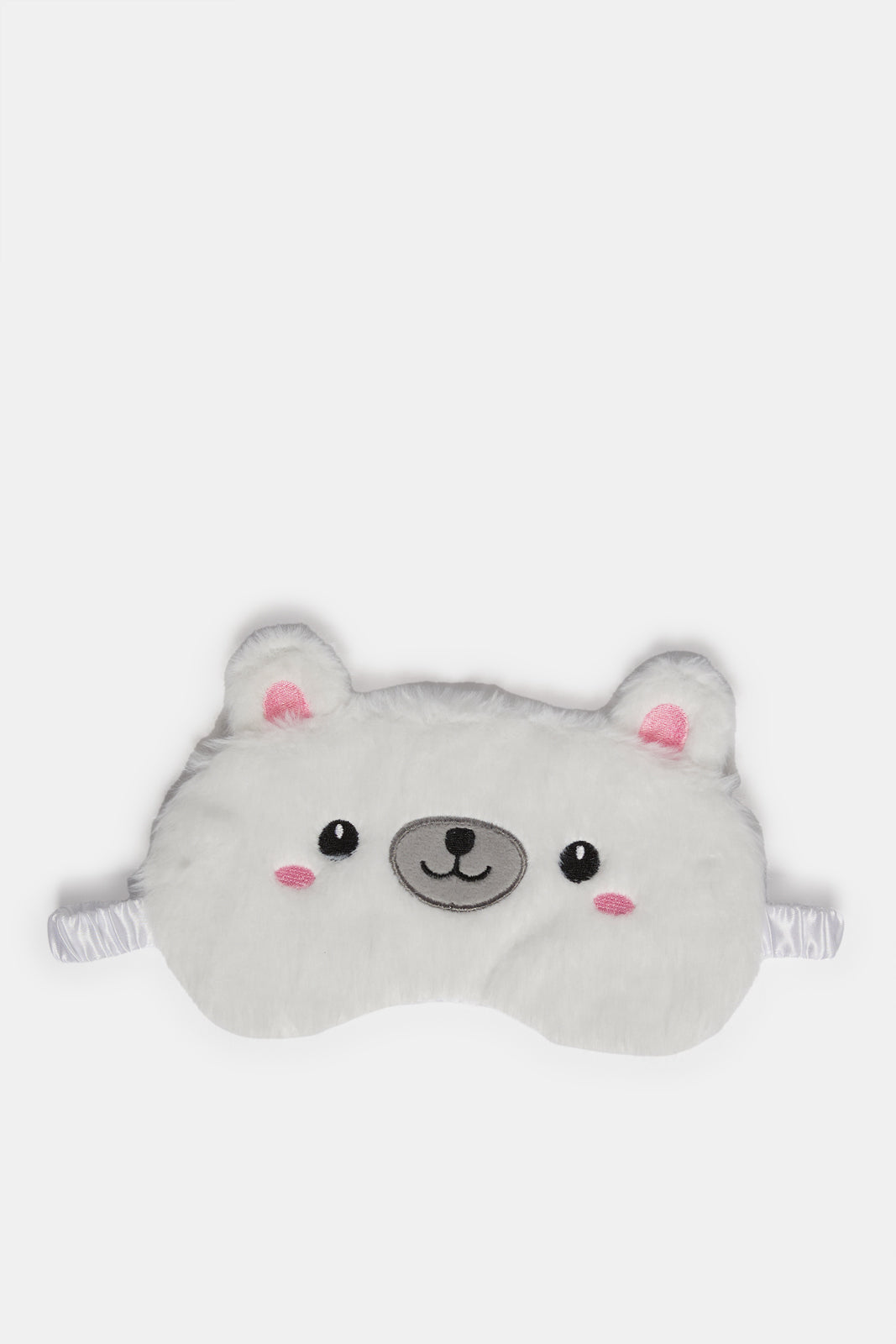 Women White Embellished Eye Mask