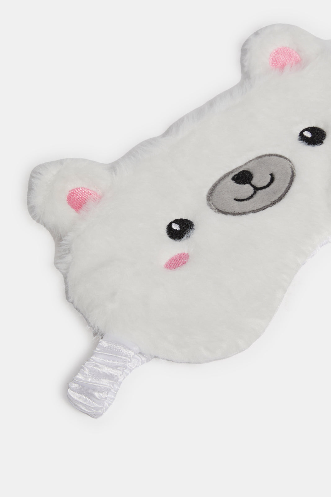 Women White Embellished Eye Mask