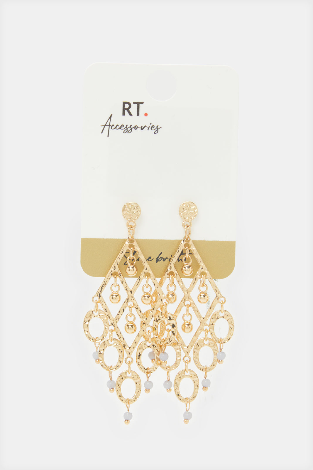 Women Gold Embellished Earring