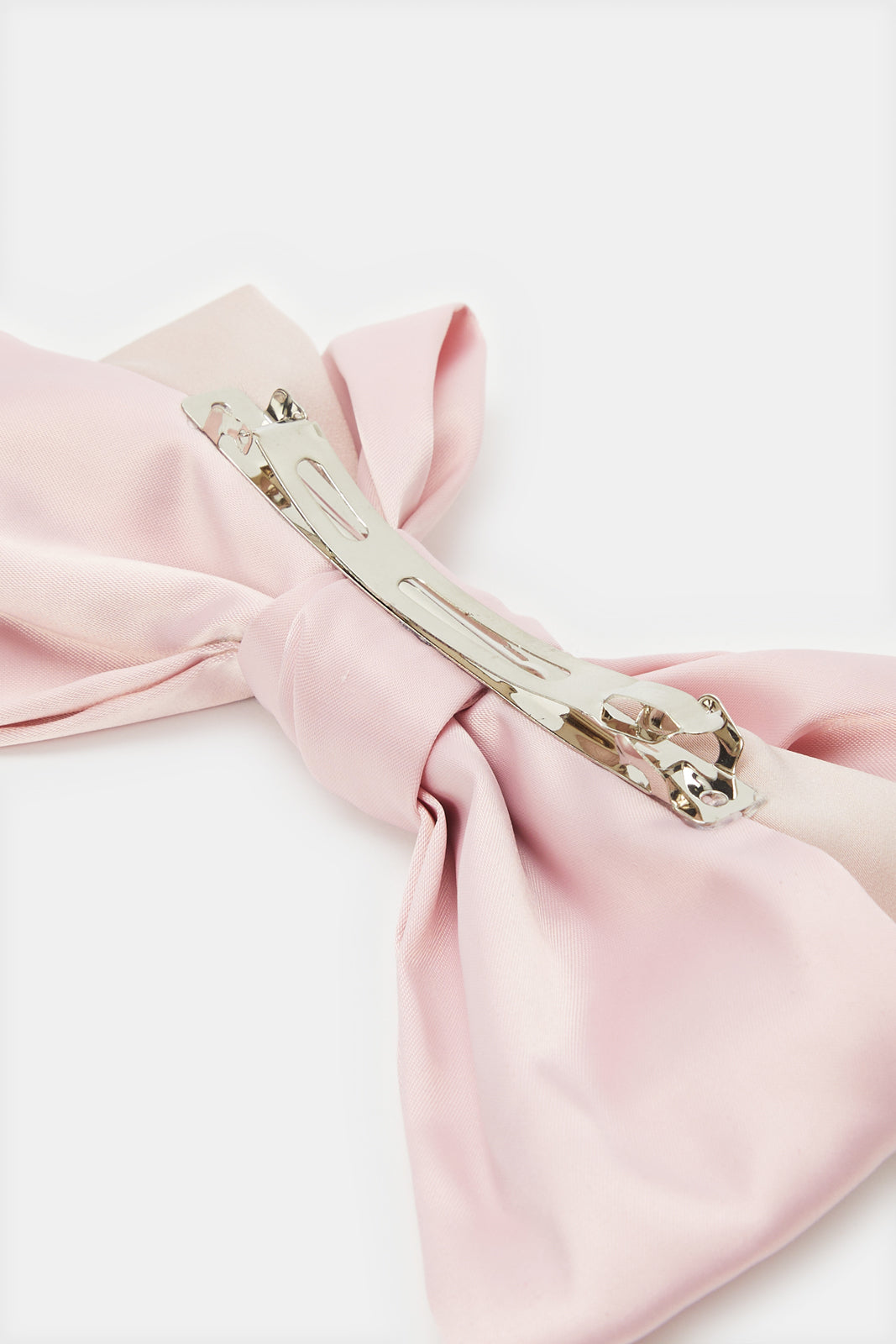Women Pink Bow Hair Clip