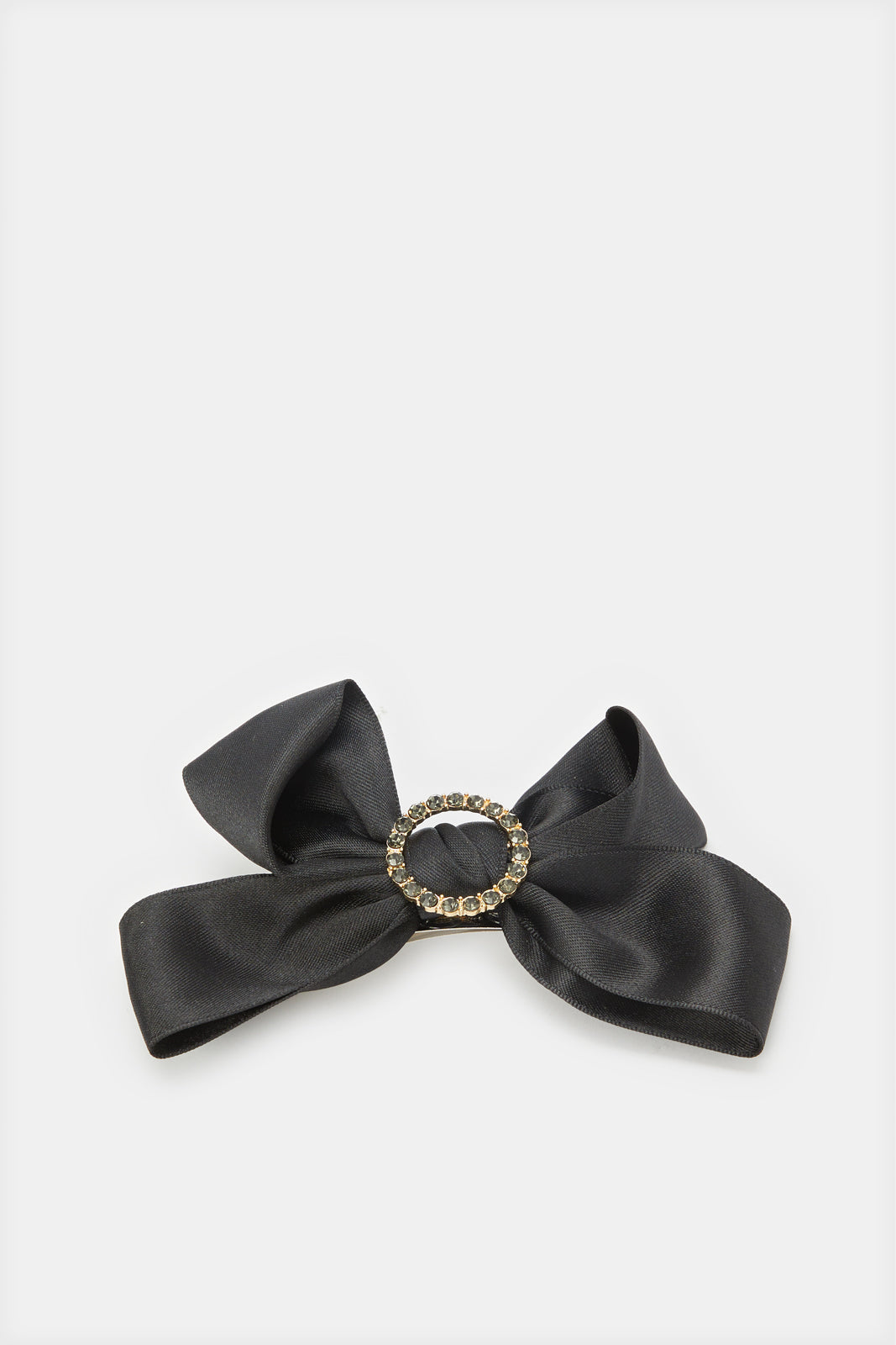 Women Black Bow Hair Clip