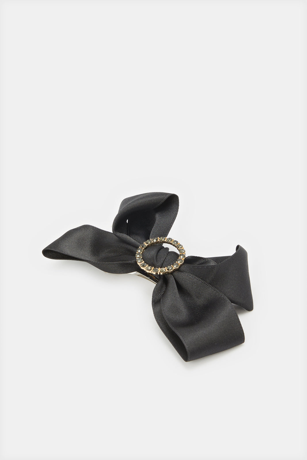 Women Black Bow Hair Clip