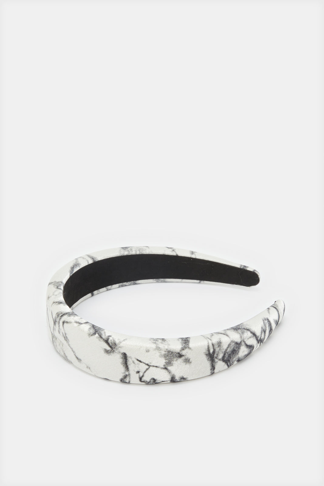 Women White Printed Headband And Scrunchy Set (2 Piece)