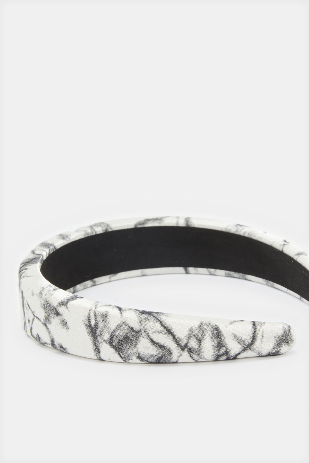 Women White Printed Headband And Scrunchy Set (2 Piece)