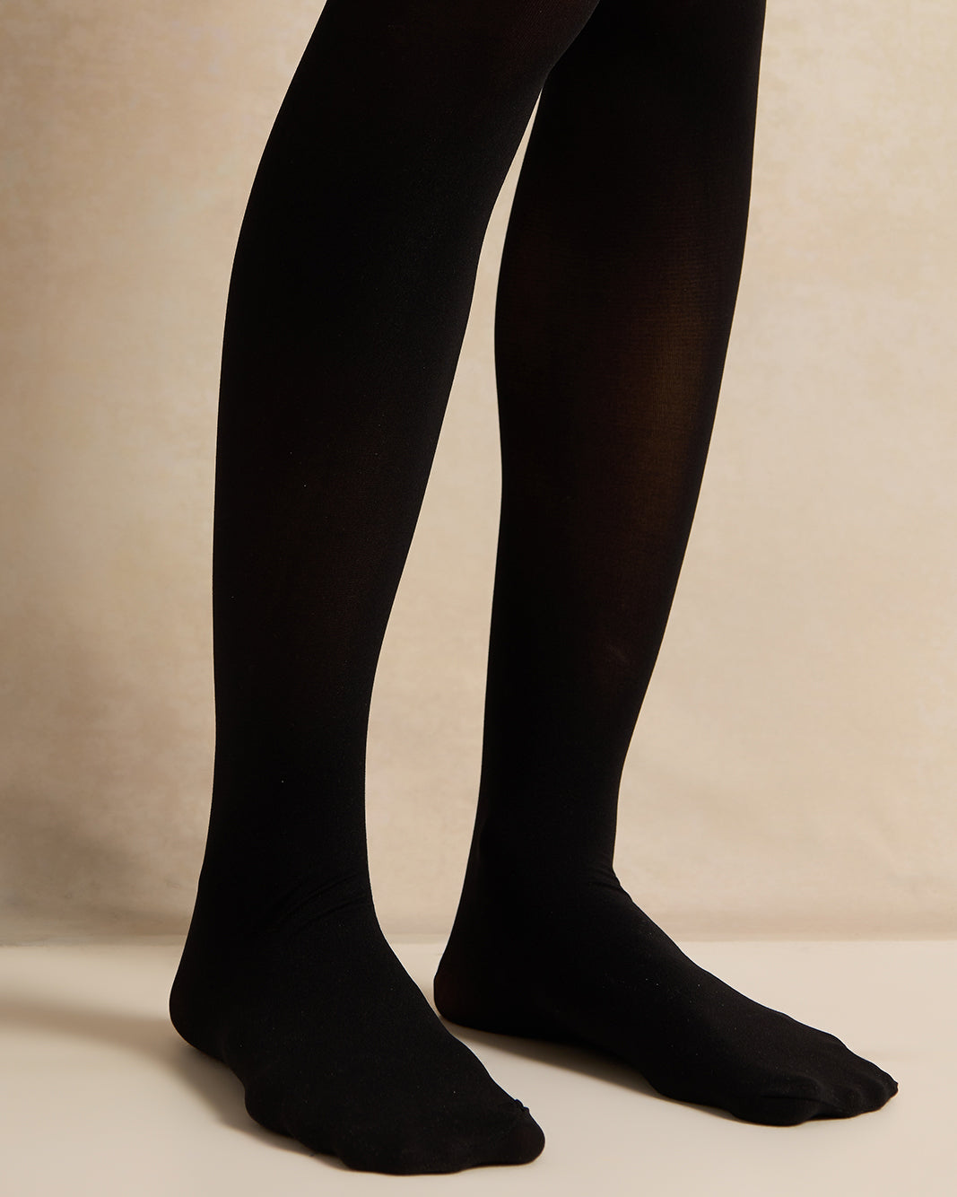 Women Black Basic Tights (Pack of 2)
