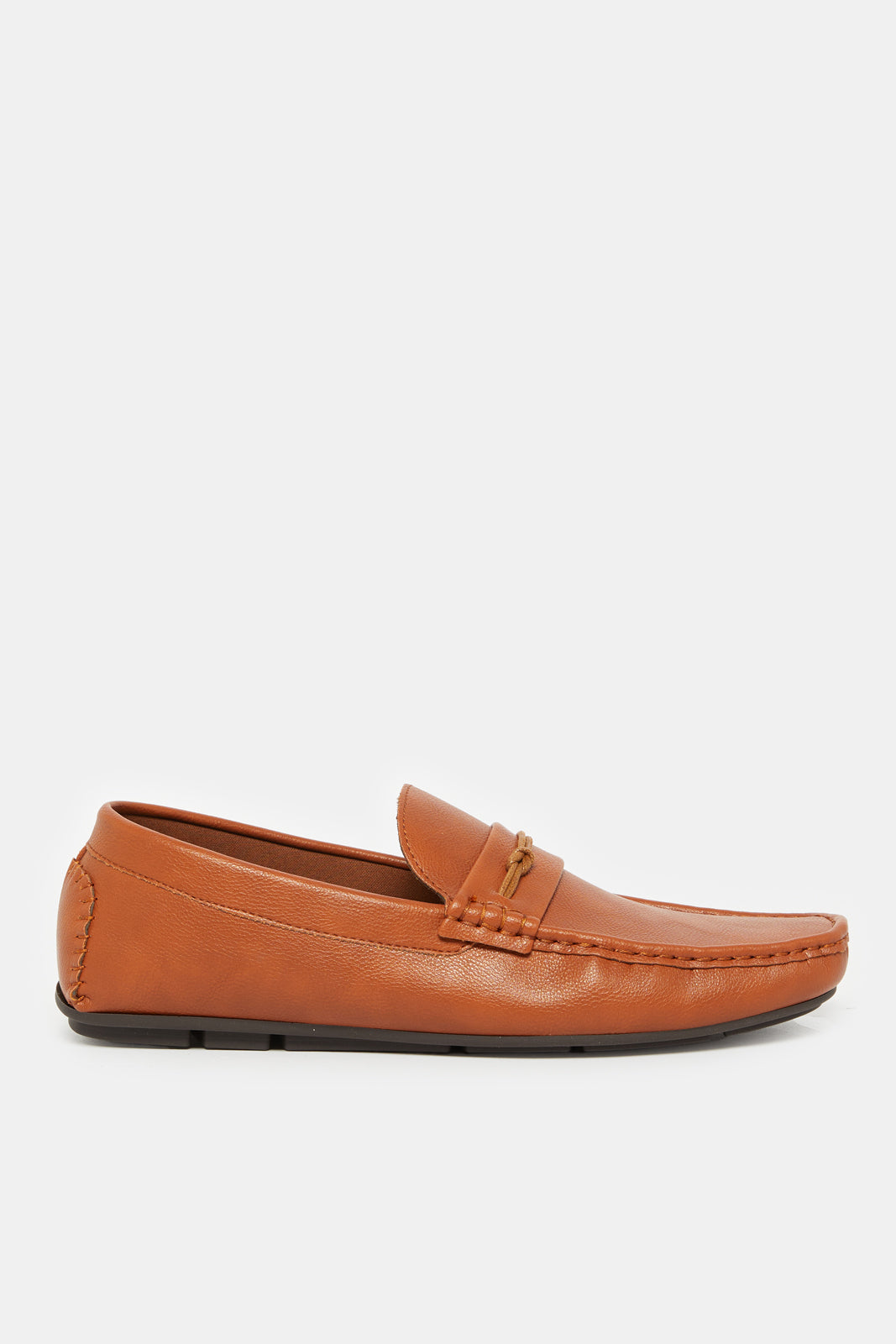Men Brown Textured Loafer