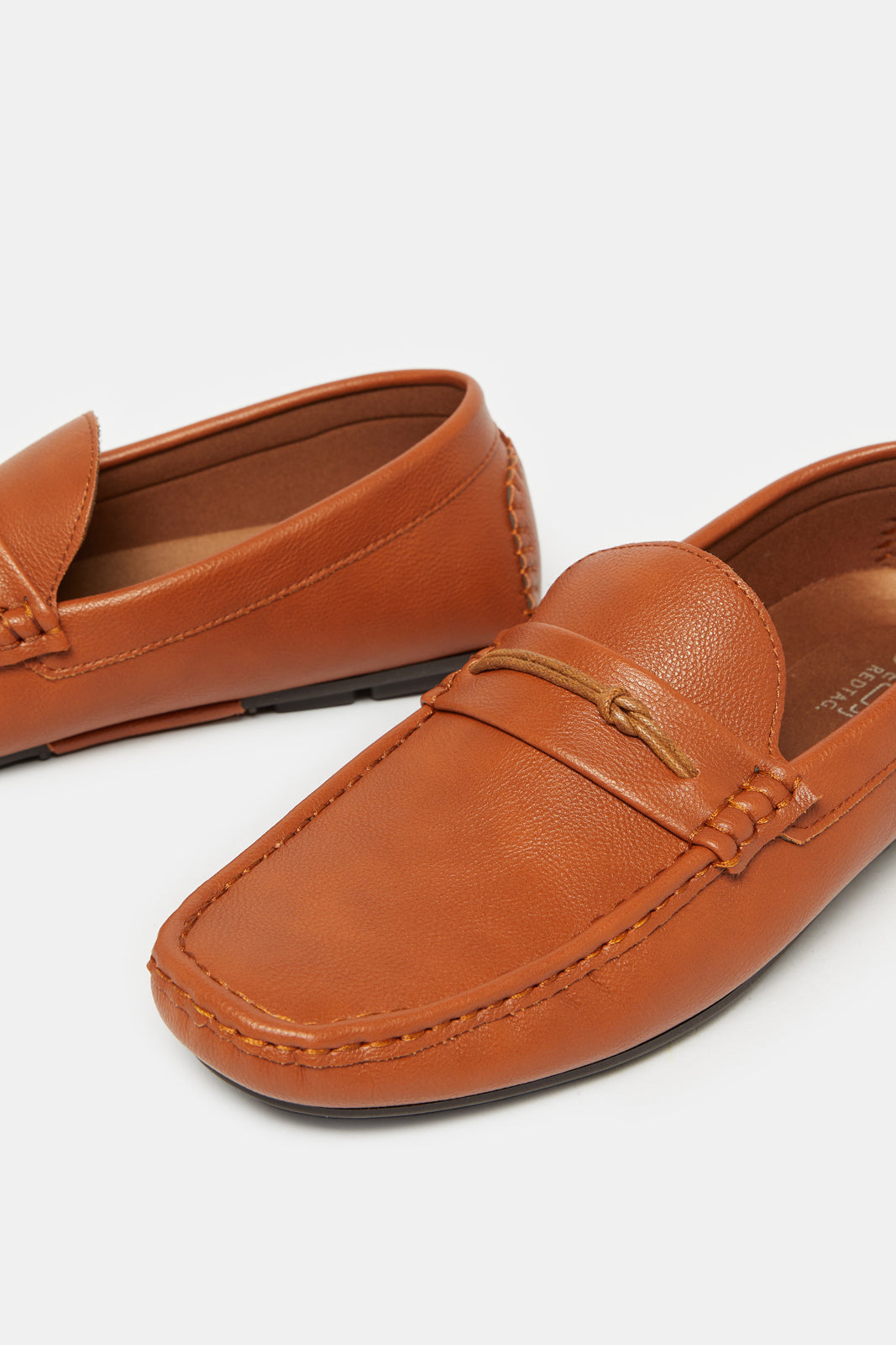 Men Brown Textured Loafer
