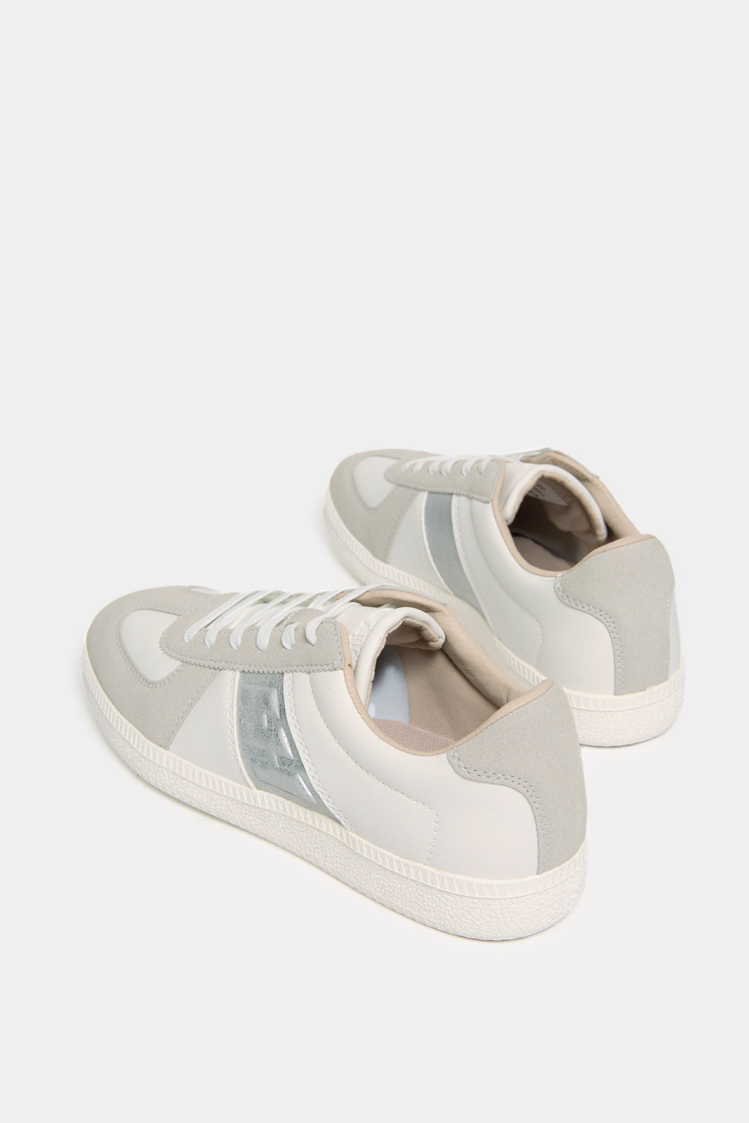 Women Grey Lace Up Shoes