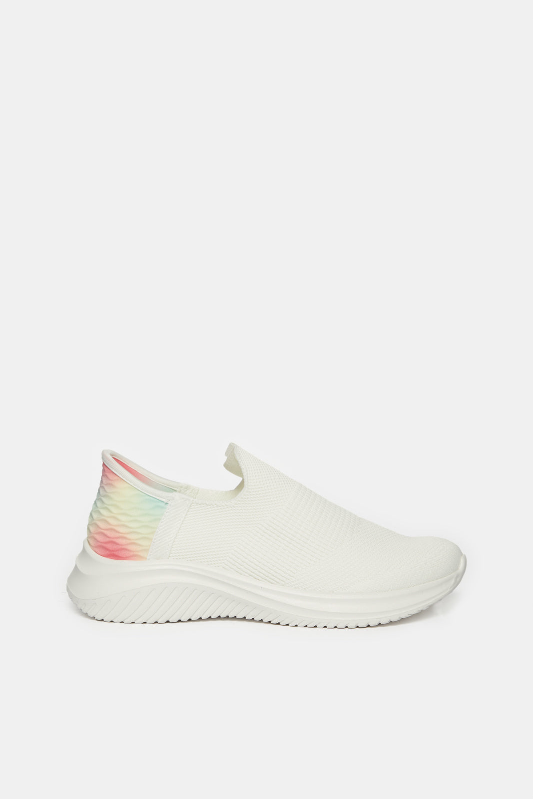 Women White Slip On Sneakers