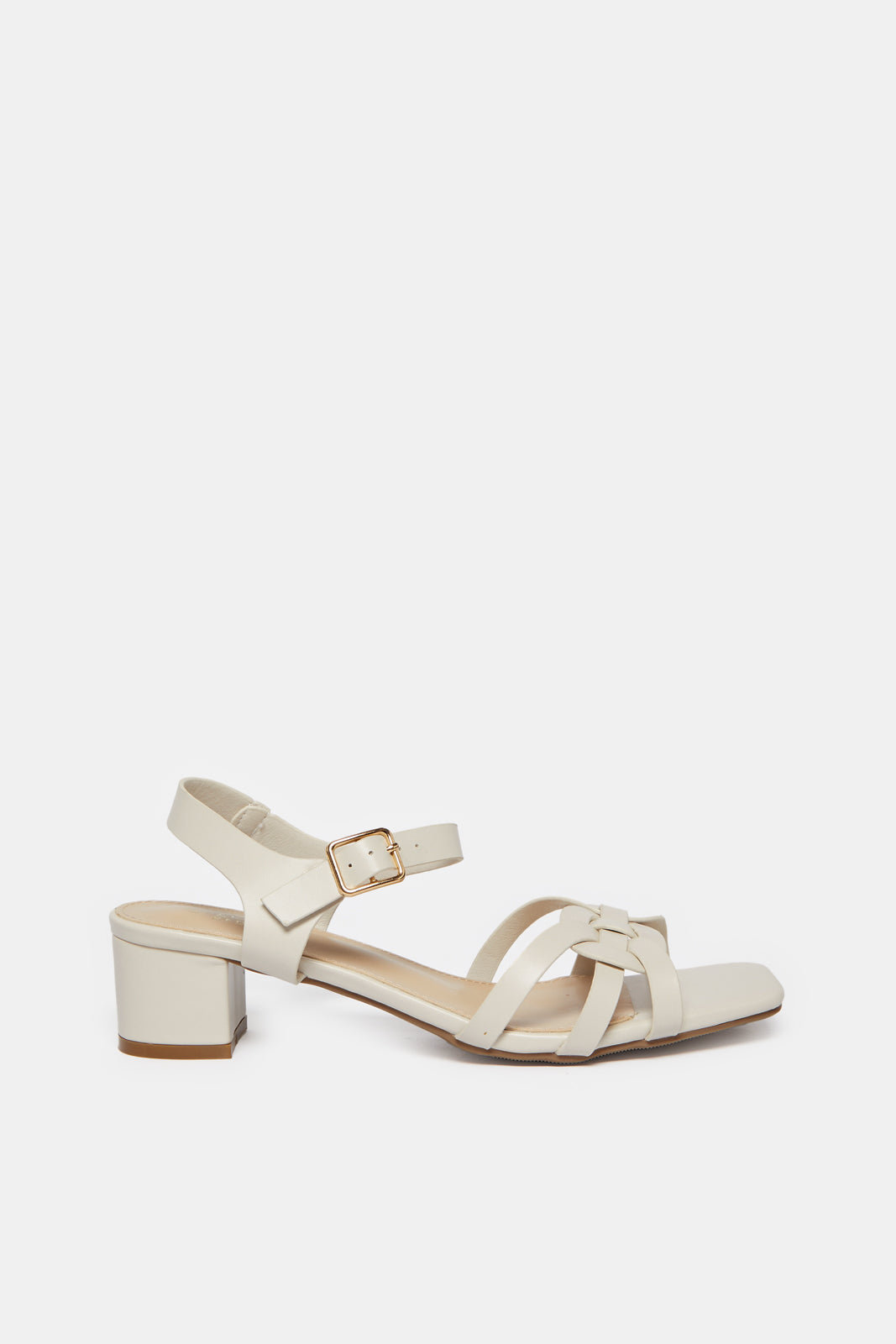 Women White Strappy Sandal