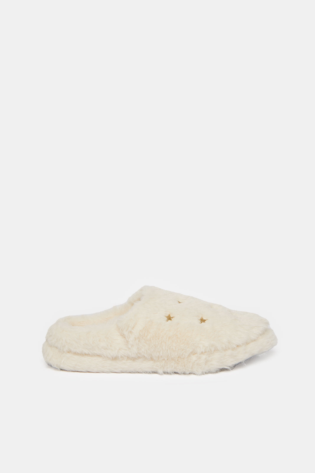 Women Beige Closed Toe Slipper
