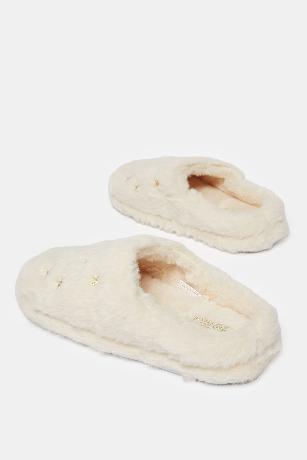 Women Beige Closed Toe Slipper
