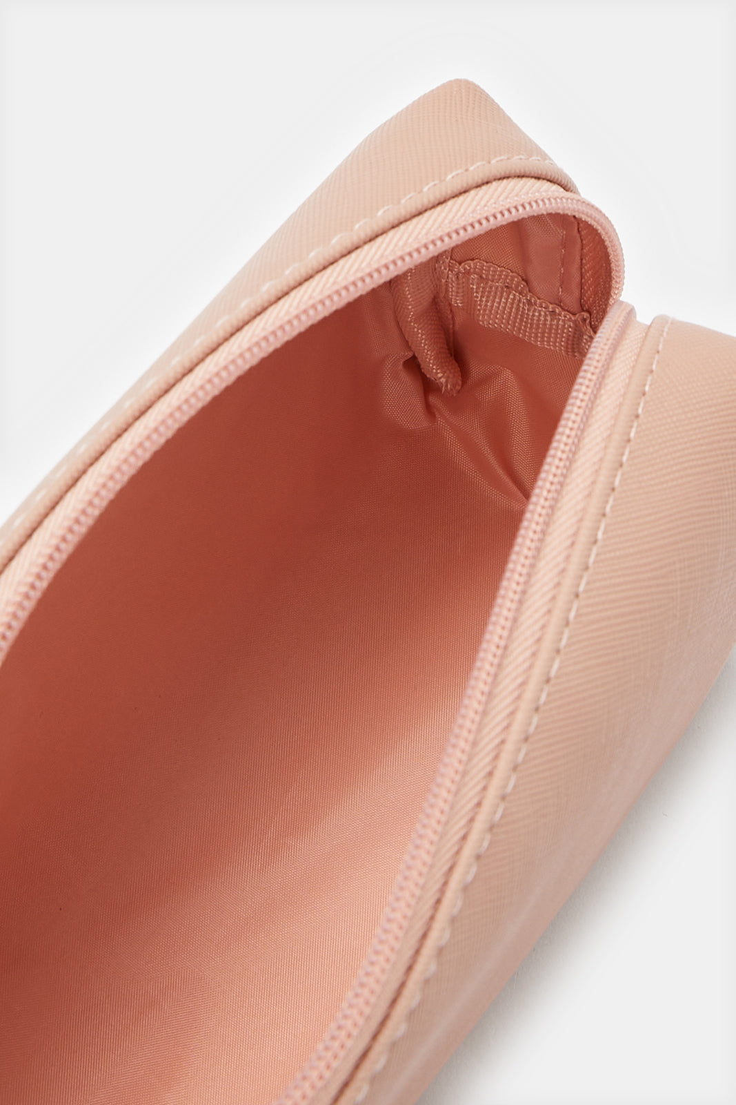 Women Pink And Beige Printed Cosmetic Pouch Set (4 Piece)