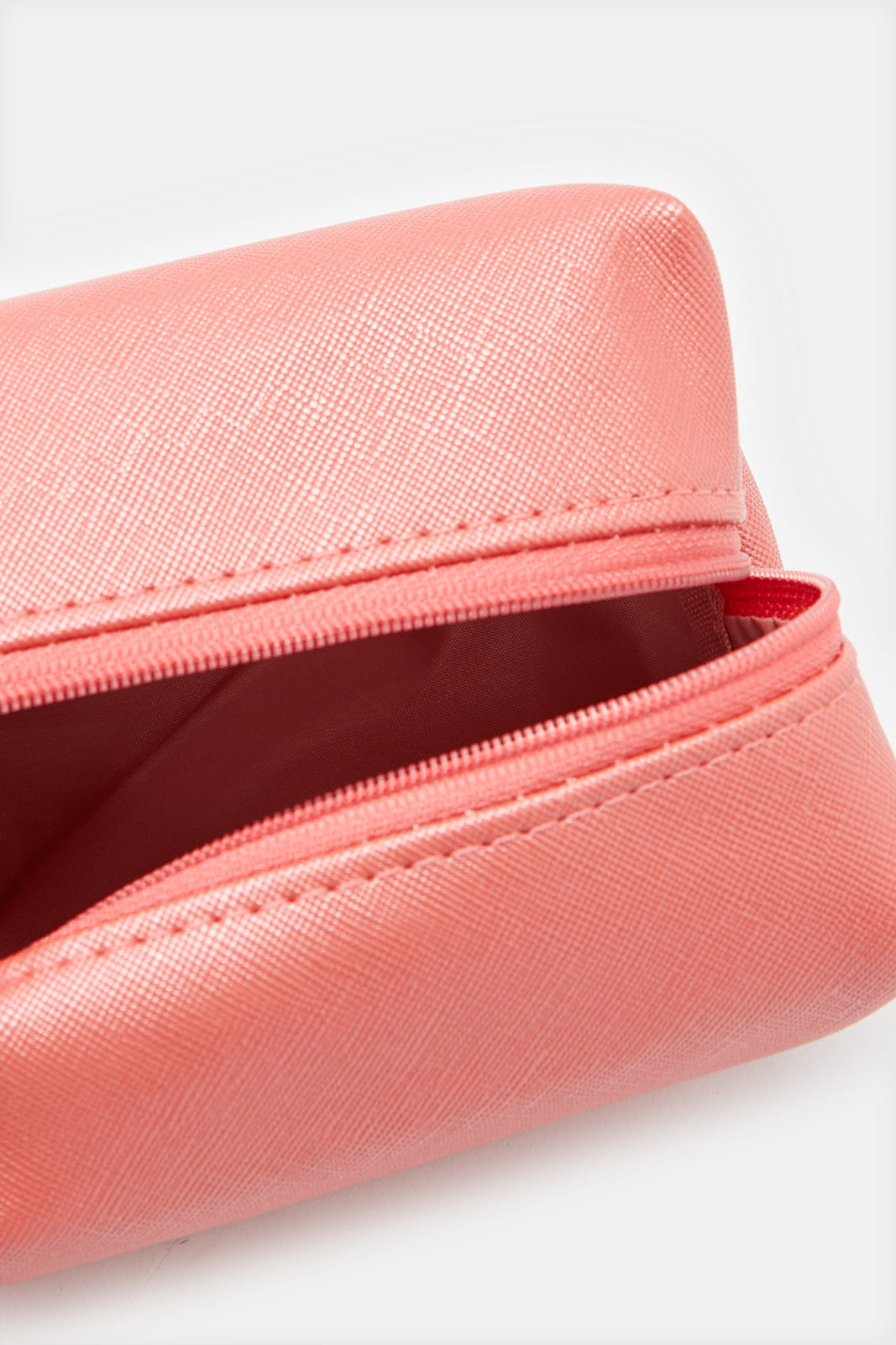 Women Pink And Red Cosmetic Pouch Set (4 Piece)