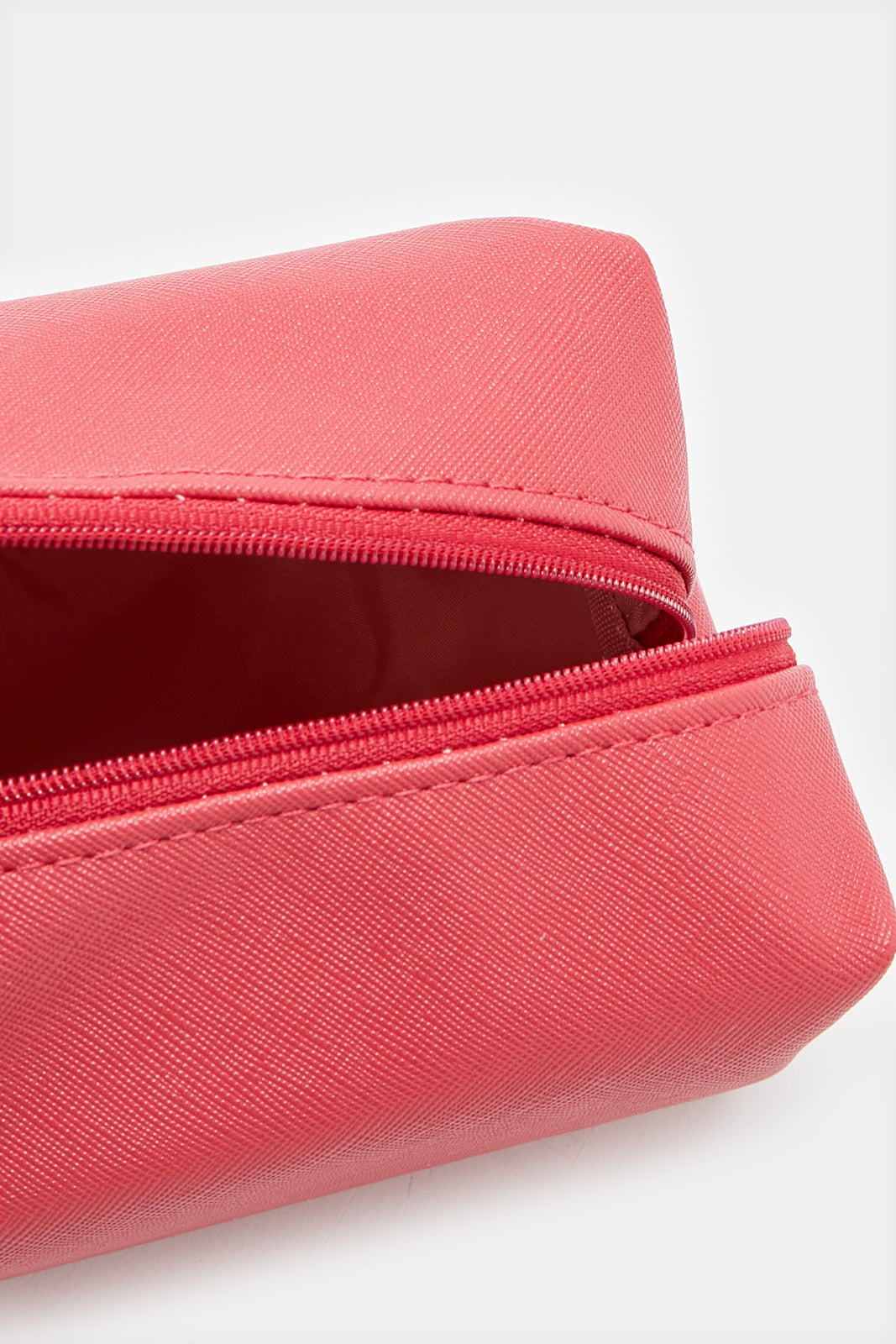 Women Pink And Red Cosmetic Pouch Set (4 Piece)