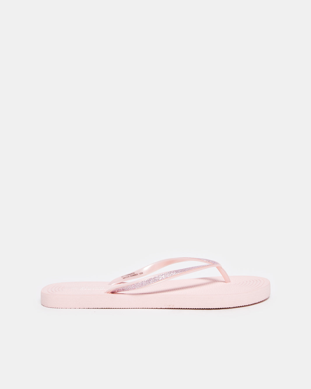 Women Pink Glitter Flip Flop