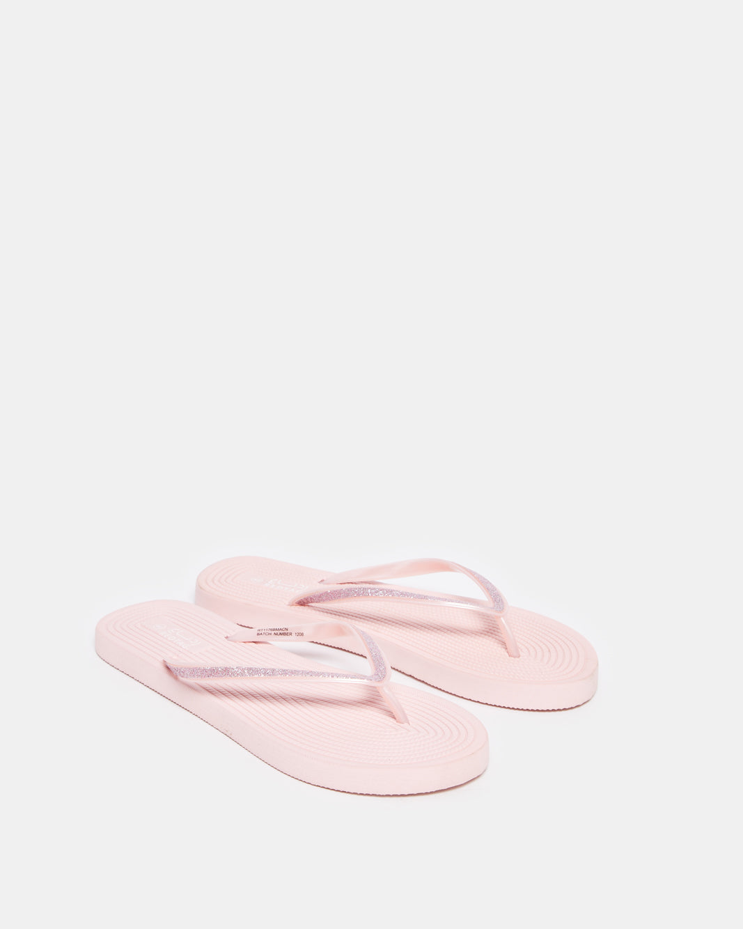 Women Pink Glitter Flip Flop