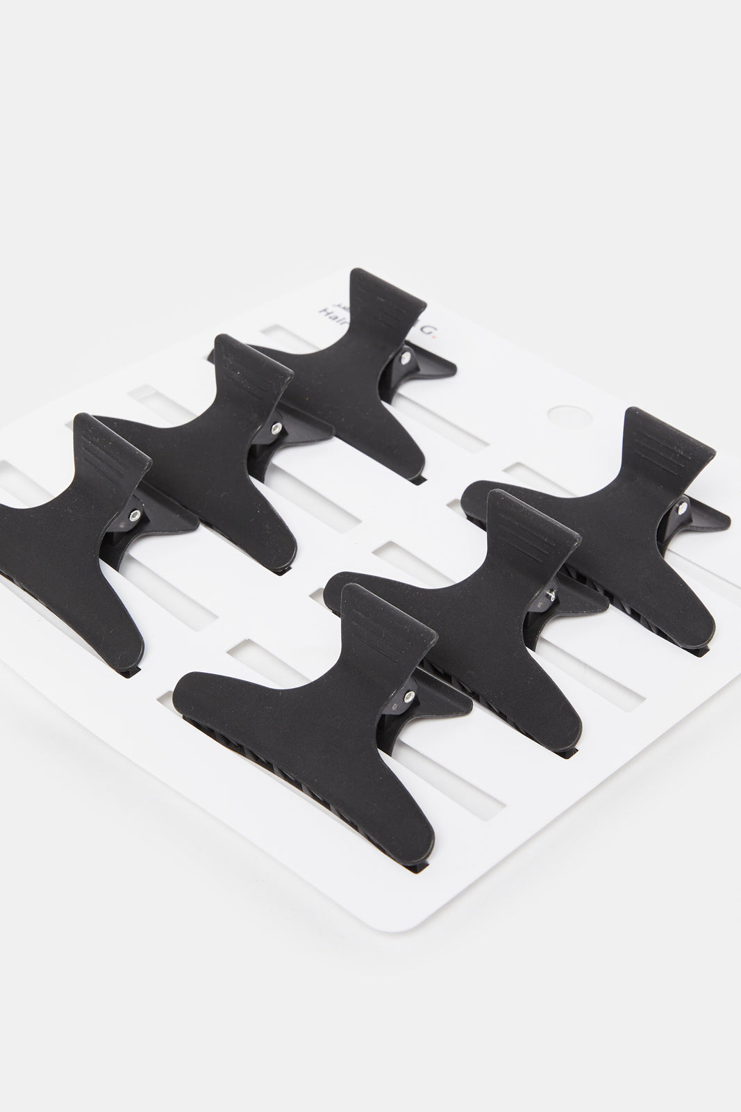 Women Black Hair Clip Set (6 Piece)