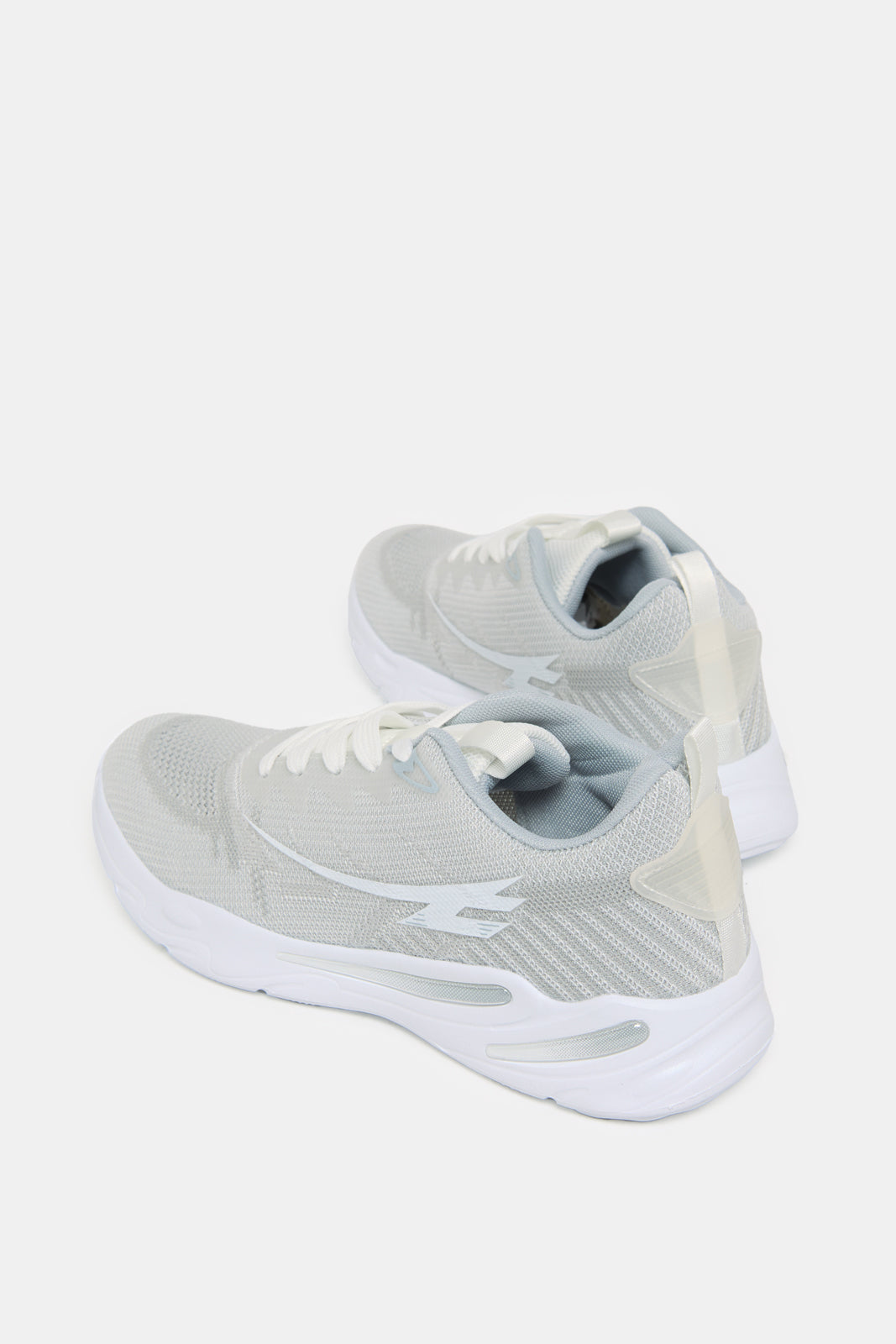 Women Grey  Lace Up Sneakers
