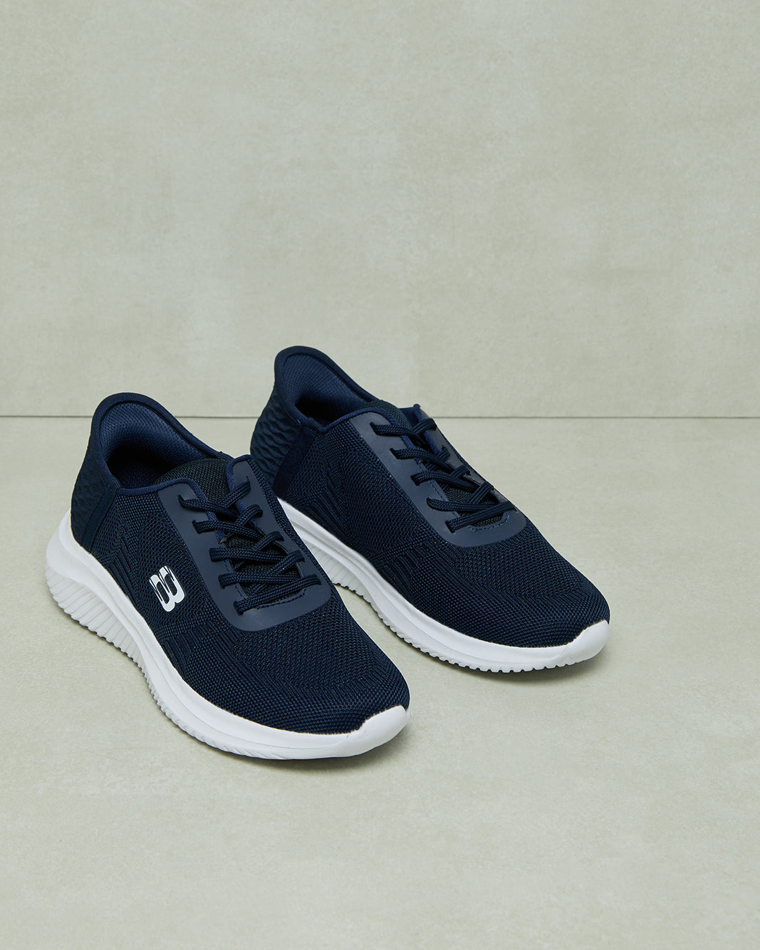 Women Navy Sport Lace Up Sneaker