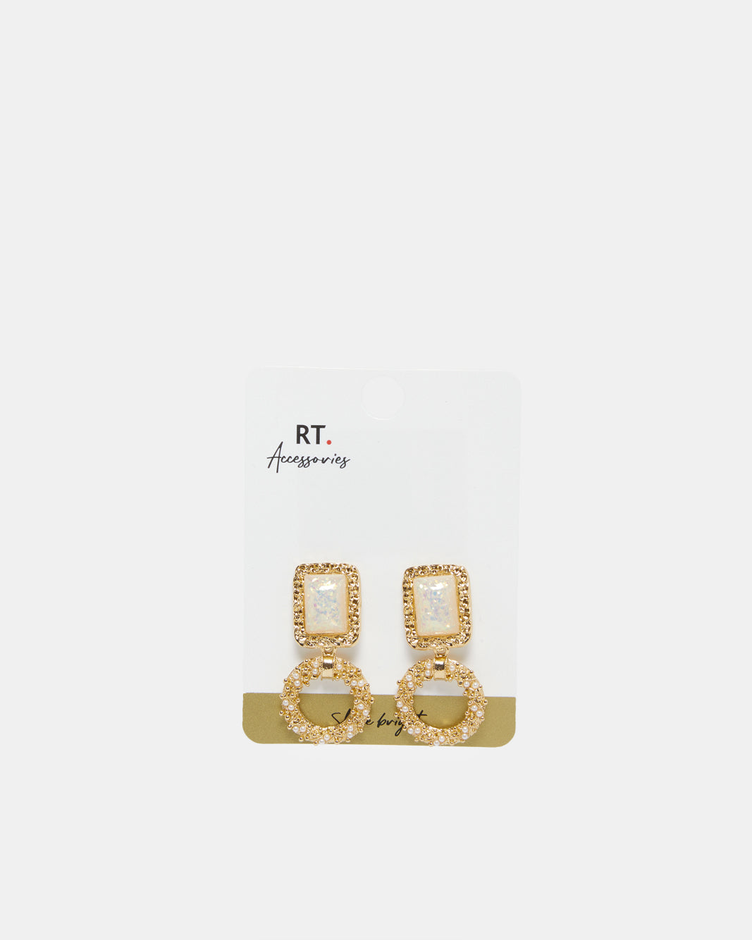 Women Gold Embellished Earrings