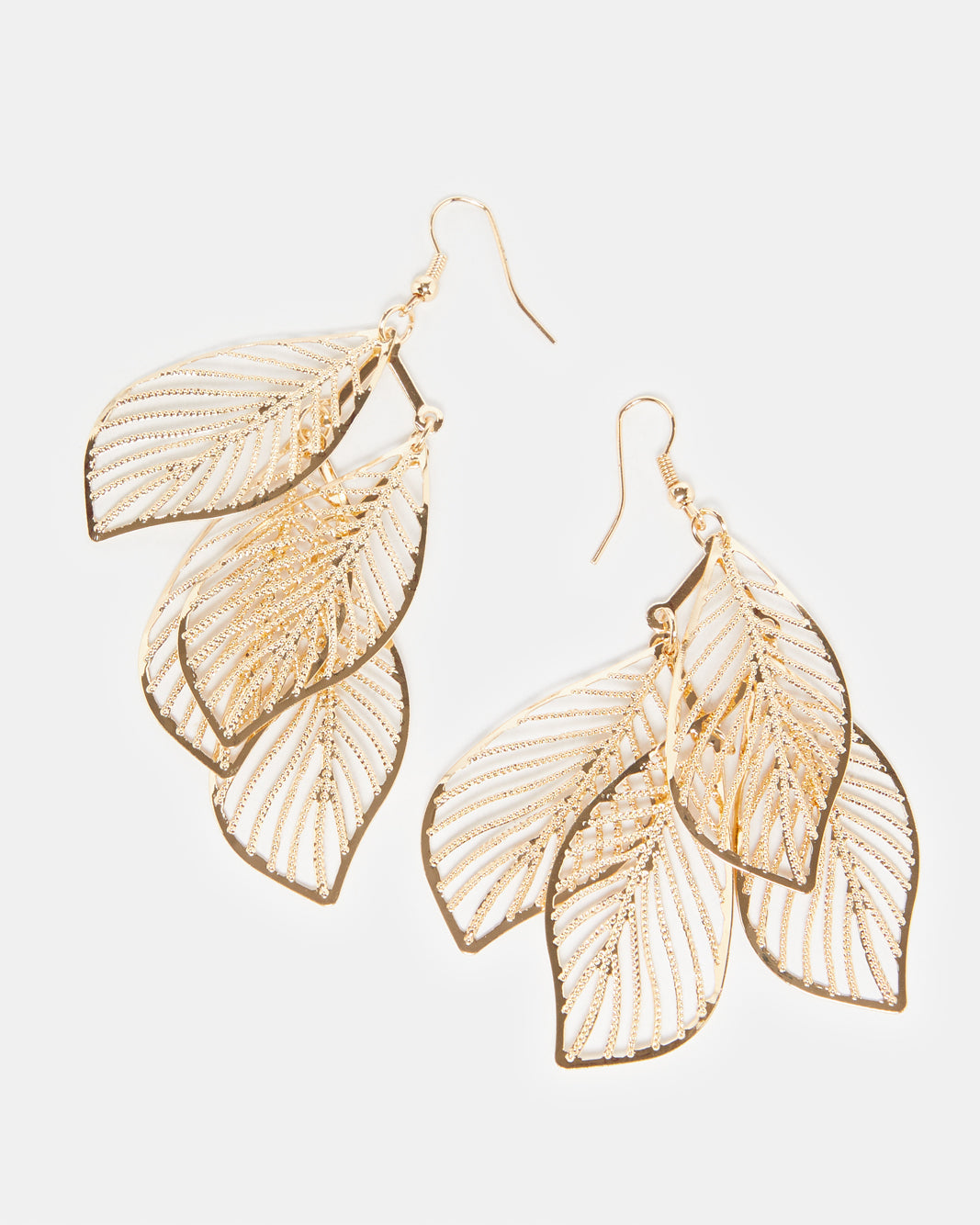 Women Gold Embellished Earrings