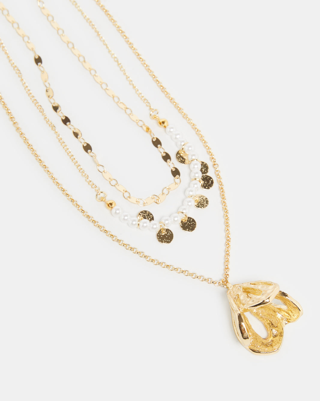 Women Gold Embellished Necklace