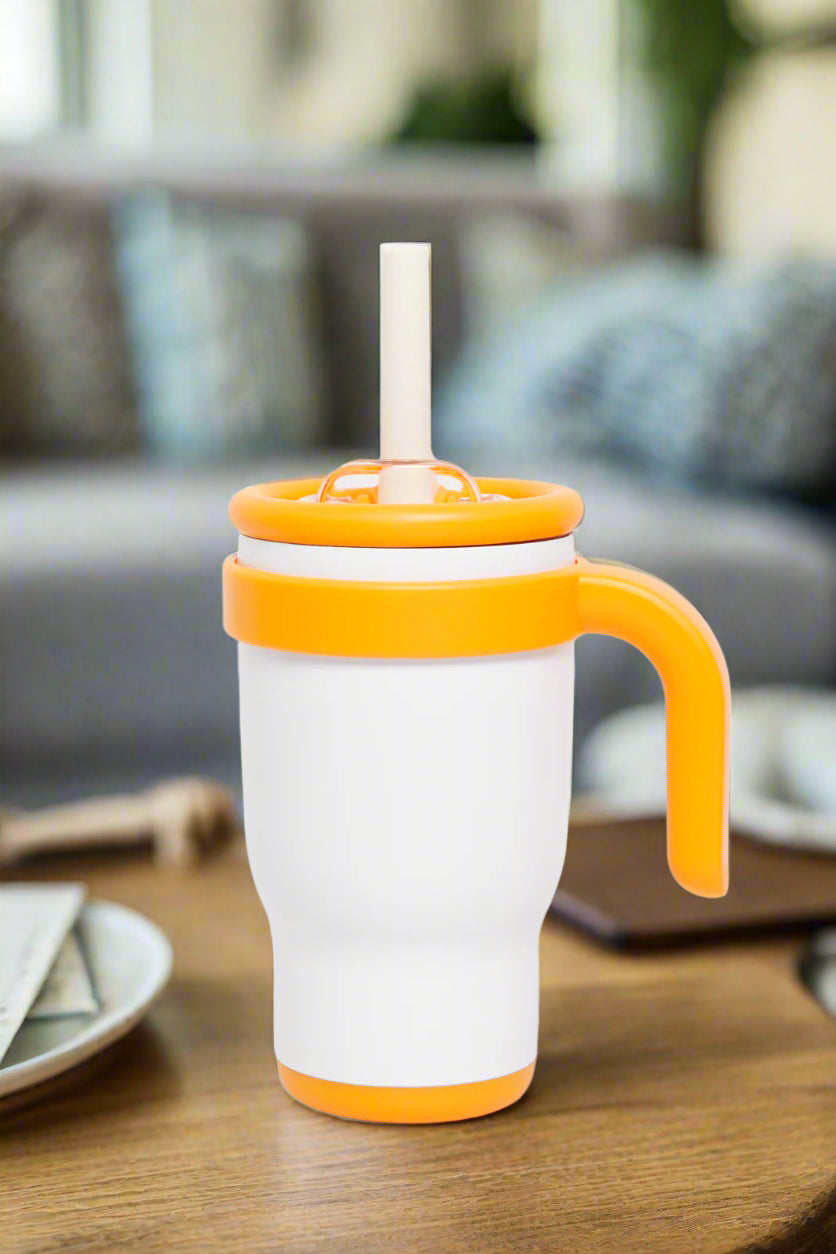 Orange travel Mug