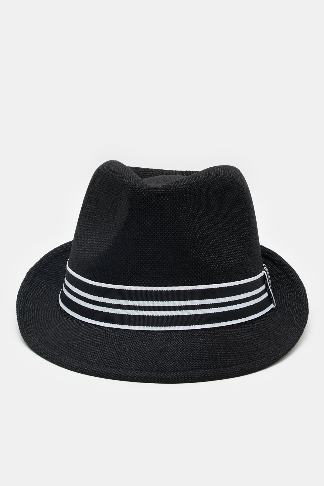 Men Black Fedora Hats With Band