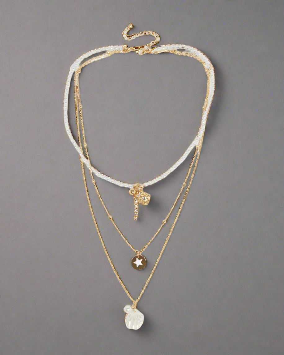 Women Gold Embellished Necklace