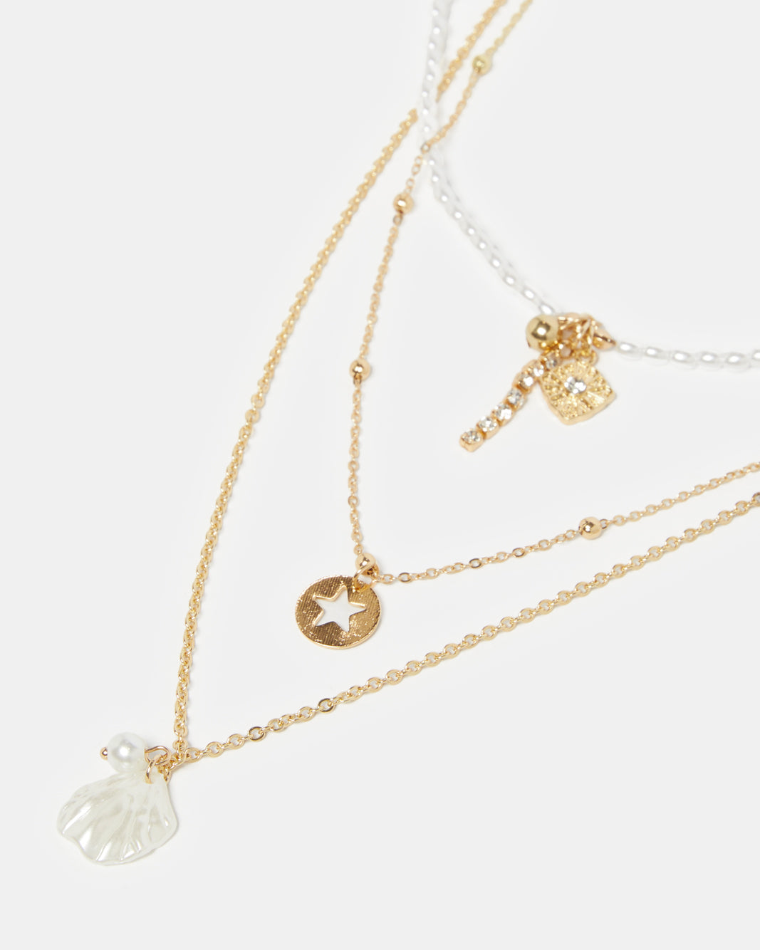Women Gold Embellished Necklace